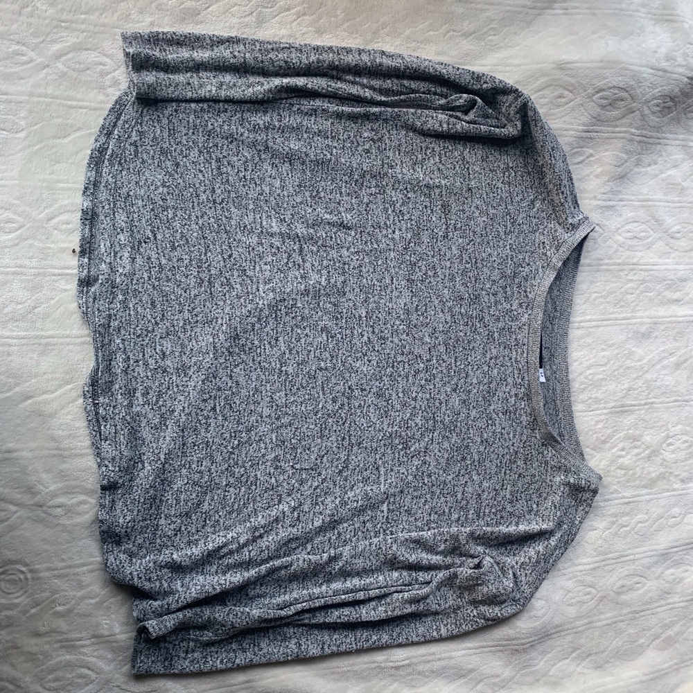 Grey long sleeve shirt